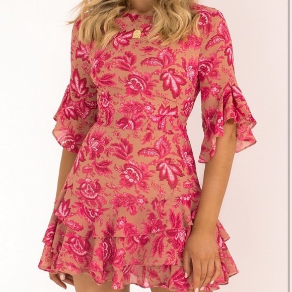 SUNDAE MUSE Christy Dress - Pink - XS (AUS Size 6) - Picture 3 of 5